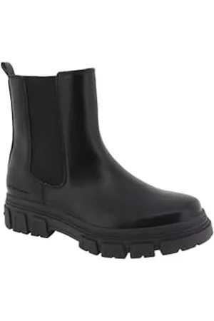 TOM TAILOR Damen 6390890005 Mode-Stiefel, Black, 36 EU