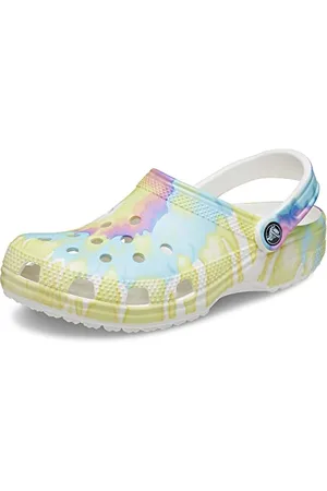 Crocs Classic Solar Regenbogen-Clogs