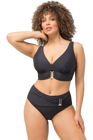Ulla Popken Damen Sophia, Schnalle Bikini, , 56