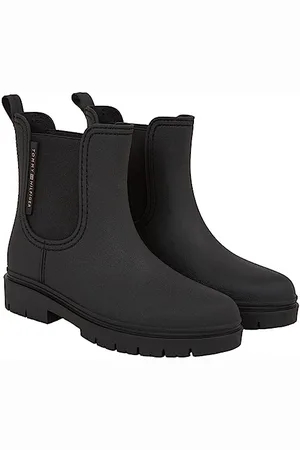 Tommy Hilfiger Damen Gummistiefel Essential Rainbootie Halbhoch, (Black), 36