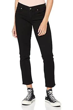 7 for all Mankind Damen MID Rise Roxanne Crop Slim Jeans, , 26W / 28L