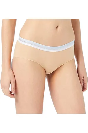 FM London (3er-Pack) Unterwäsche mit elastischem Bund Damen | Comfort Fit Damenunterwäsche im Hipster-Kurz-Stil | Schwarze, nackte und weiße Hosen für Damen | Strapazierfähig |