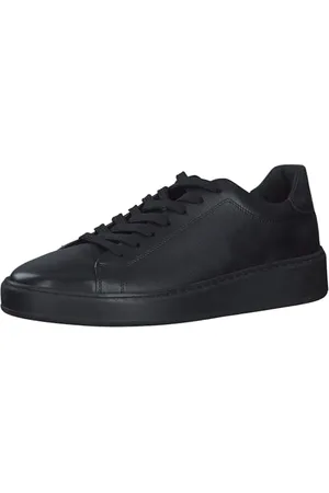 Marco Tozzi By Guido Maria Kretschmer Herren Sneaker flach aus Leder mit Dicker Sohle, (Black), 40 EU