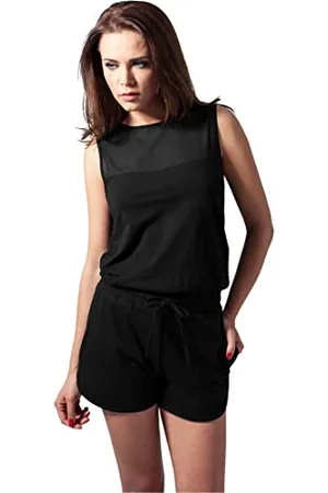Urban classics Damen Dames Tech Mesh Hot Jumpsuits, , XS EU