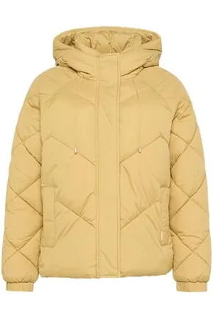QS by s.Oliver Wattierte Jacke mit Steppung und Kapuze goldgelb M