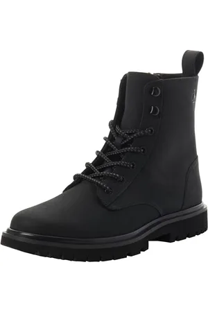 Calvin Klein Herren Eva Boot MID Laceup Rebellious YM0YM01071 Stiefel, Schwarz (Triple Black), 40.5 EU