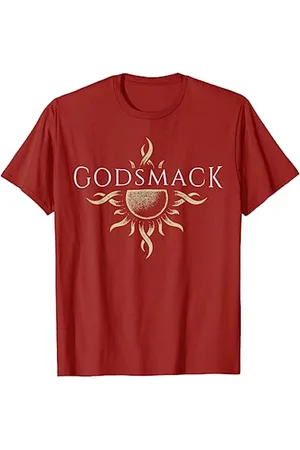 Godsmack – Logo Sun On Cranberry T-Shirt
