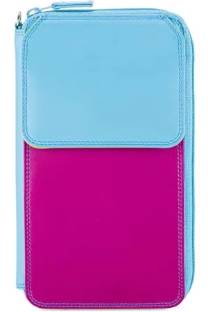 Mywalit Unisex Zip Round Multi Purse with Shoulder Strap Accessory-Travel Wallet
