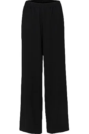 SELECTED Selected Damen Weit Geschnittene Stoffhose Schlupf Marlene Hose Culotte Palazzo Pants SLFTINNI-Relaxed, Farben: -2, Größe:42W / 32L, Z-Länge:L32