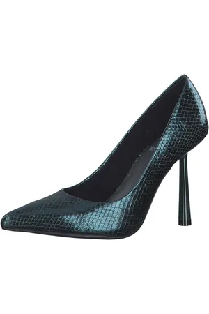 QS by s.Oliver Damen Pumps High Heel Spitz Grün , 39