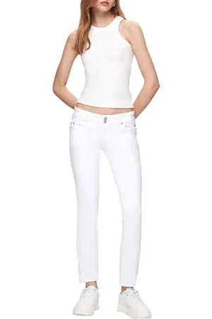 LTB Damen Molly 200 - Slim Low Rise Basic-5-Pocket Light Wash aus Baumwollgemisch - Größe W31L32