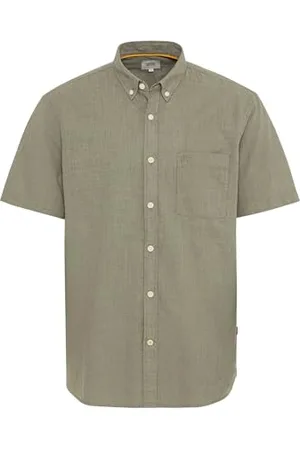 Camel Active Herren Kurzarmhemd mit feinem Streifenmuster Menswear-S