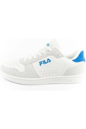 Fila Herren NETFORCE II X CRT Sneaker, White-Prime Blue, 42 EU