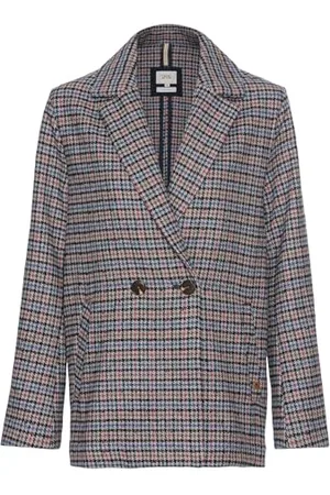 Camel Active Damen Oversized Blazer mit kariertem Muster womenswear-42
