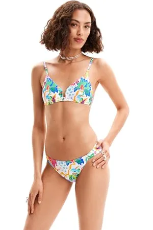 Desigual Damen Swim_Jungle_Bottom Bikini Bottoms, , XL EU
