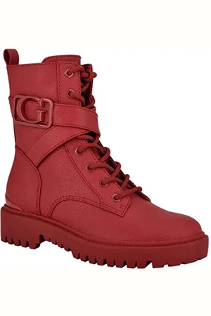 Guess Damen Orana Springerstiefel, Rot/Ausflug, einfarbig (Getaway Solids), 39 EU