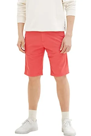 TOM TAILOR Herren 1035037 Slim Chino Bermuda Shorts mit Stretch, , 28