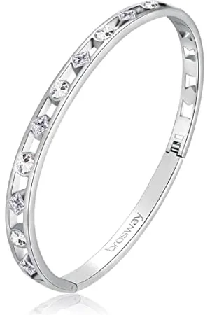 Brosway Damen Armband WITH YOU aus Edelstahl mit Kristallen in der Farbe , Länge: 6 cm, BWY21