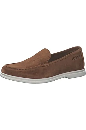 QS by s.Oliver Flacher Slipper 5-5-14606-20 Braun Red Label