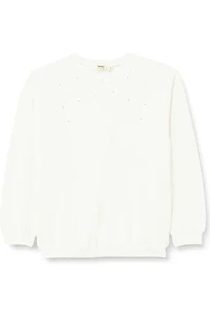 Koton Girls Sweatshirt Long Sleeve Crew Neck Sequined Detail Cotton