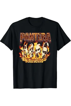 Pantera Offizielle Vintage Flames T-Shirt