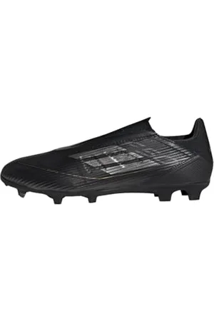 adidas Unisex F50 League Laceless Football Boots Firm Ground Fußballschuhe, Core Black/Iron Metallic/Gold, 41 1/3 EU