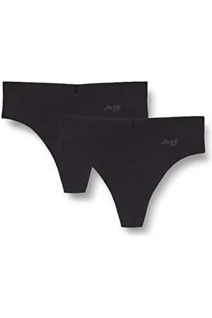 Sloggi Damen ZERO Modal H Hipstring C2P Slip, Black, XS