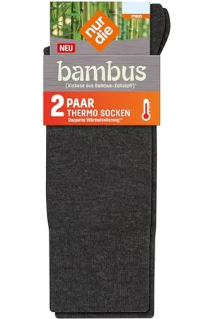Nur Die Bambus Thermo Socke dicke warme weiche Wintersocke Thermosocke atmungsaktiv Herren
