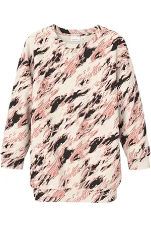 NAME IT Mädchen Nkfnoikke Ls Long RLX Bru Sweatshirt, , 116 EU