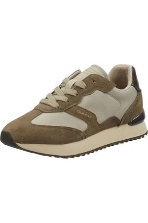 GANT FOOTWEAR Damen BEVINDA Sneaker, Desert br./Taupe, 37 EU