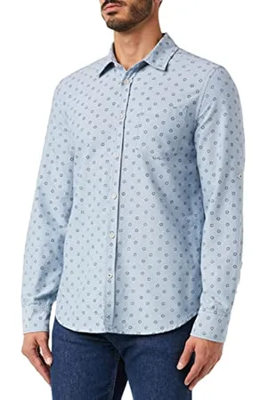 Mustang Herren Style Casper Oxford AOP Klassisches Hemd, 231-Dd3 App_1, XL