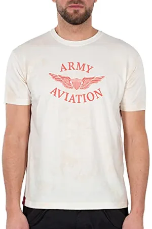 Alpha Industries Vintage Aviation T T-Shirt für Herren Red
