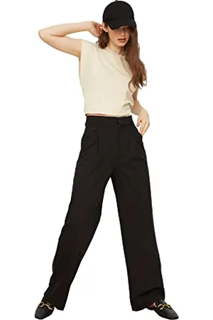 Trendyol Damen Ärmelloses Grundlegendes T-shirt T Shirt, , M EU