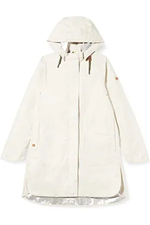 Camel Active Damen Womenswear Mantel Mantel, Weiß ( 1), 42
