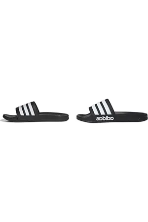 adidas Unisex Adilette Comfort Schlappen, Core Black/Ftwr White/Core Black, 42 EU Unisex Adilette Shower Slipper, Schwarz, 42 EU