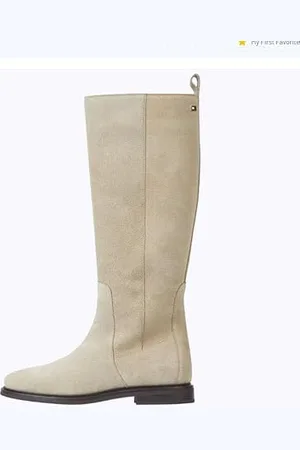 Tommy Hilfiger FLAG SUEDE LONG BOOT ZIP ( Hohe Stiefel Damen, , 39 EU