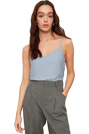 Trendyol Damen Basic Hanged Bluse. Blouse Westlich, , 40