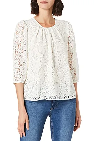 Noa Noa Womens LACE Drape Blouse, , 34