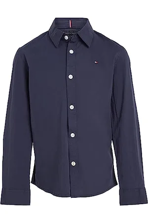 Tommy Hilfiger Jungen Hemd mit Stretch, , 12 Monate