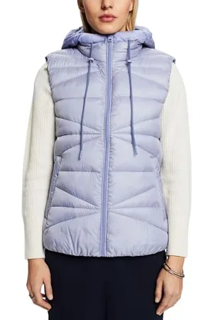 ESPRIT Damen 014ee1h302 Weste, 445/Light Blue Lav, L