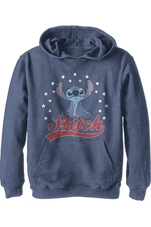 Disney Lilo & Stitch Americana Stitch Portrait Boys Hoodie