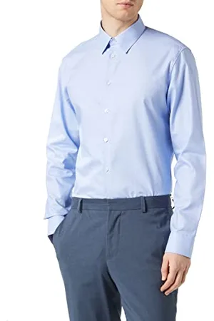 SELECTED Herren Slhslimnathan-gem Shirt Ls B Noos, , S