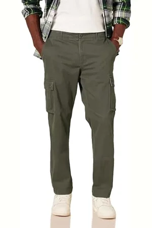 Amazon Herren Gerade geschnittene Stretch-Cargohose (erhältlich in Big & Tall), , 36W / 28L