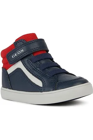 Geox B GISLI Boy D Sneaker, Navy/RED, 21 EU