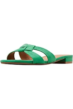 ESPRIT Damen modischer Slipper, 300/DARK Green, 40 EU
