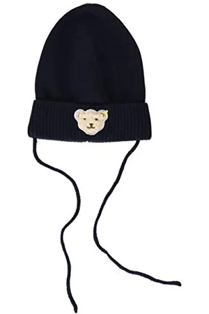 Steiff Baby-Mädchen mit Teddybärmotiv Mütze, , 41 (Herstellergröße: 041)