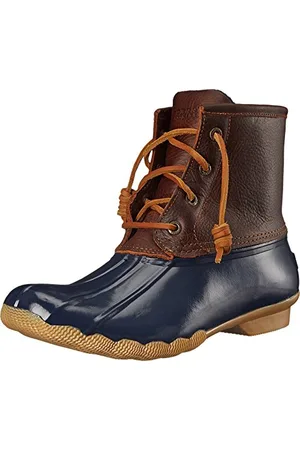 Sperry Damen Saltwater Mode-Stiefel, Tan/Navy