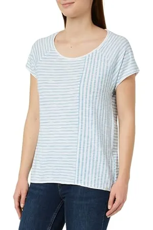 Timezone Damen Striped Raglan T-Shirt, , XX-Large
