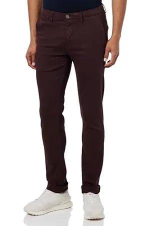 Replay Herren Chino Zeumar Slim-Fit Hyperflex X-Lite mit Stretch, (Rot), 31W / 34L