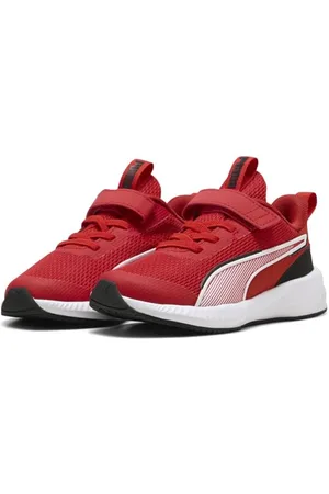 PUMA Unisex Kinder Flyer 3 Ac+ Ps Sneaker, Für Alle Zeiten Rot Schwarz Weiß, 35 EU